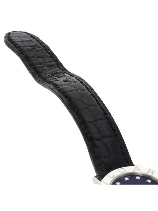 Bvlgari Diamond Watch SS Leather main image 7
